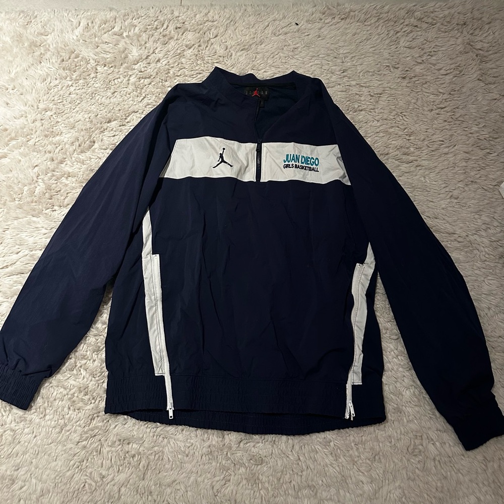 Juan Diego High School Navy Blue Varsity Girls Basketball Quarter-Zip Jordan XL